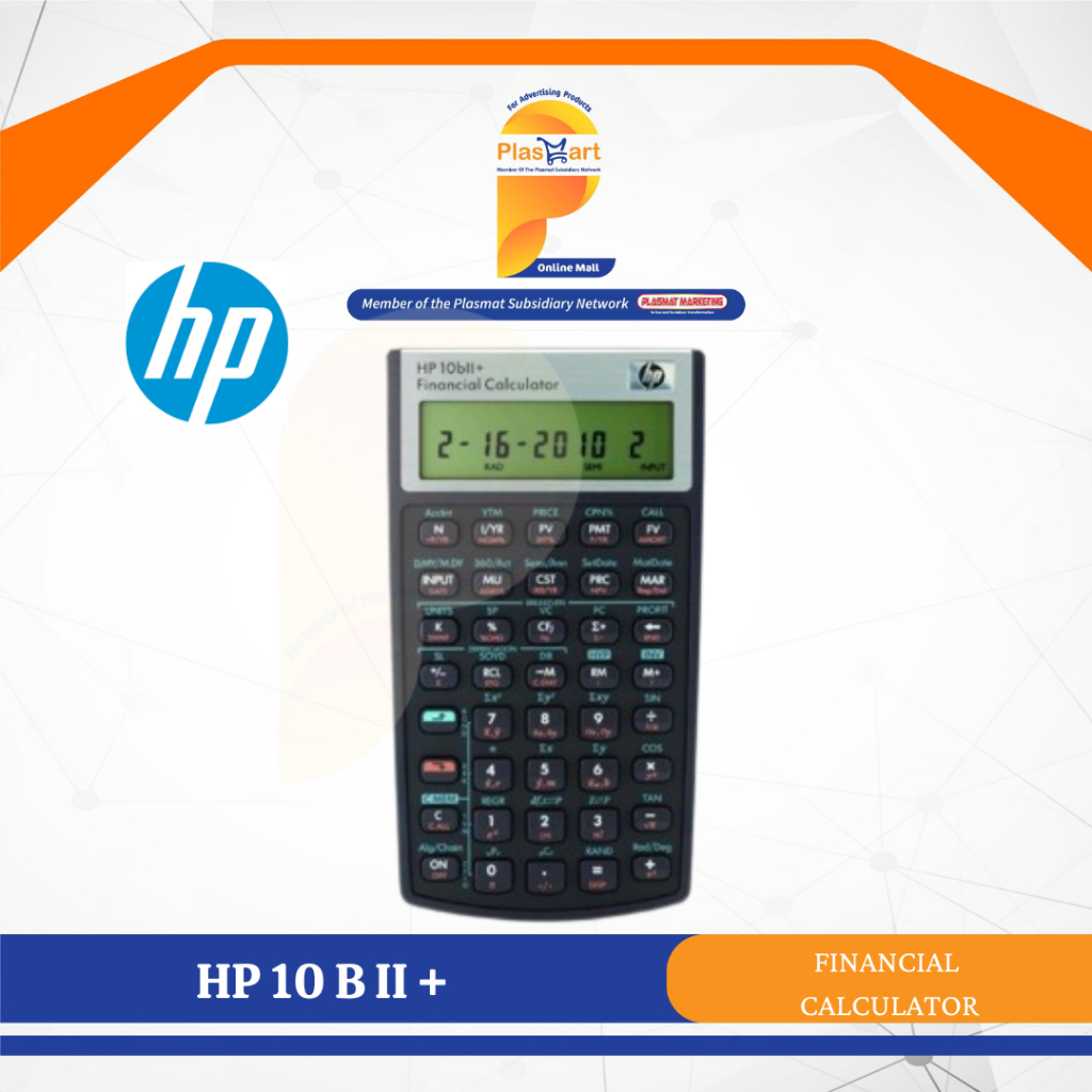 HP 10bII+ Financial Calculator | Shopee Malaysia