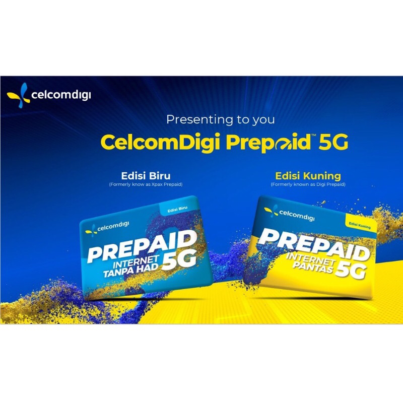 SIMKAD CELCOMDIGI EDISI BIRU DAN EDISI KUNING | Shopee Malaysia