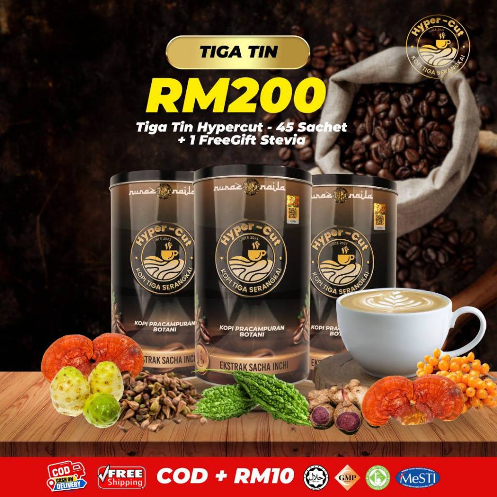 HYPER-CUT ORIGINAL HQ (Dapat Merawat 3 SERANGKAI) | Shopee Malaysia