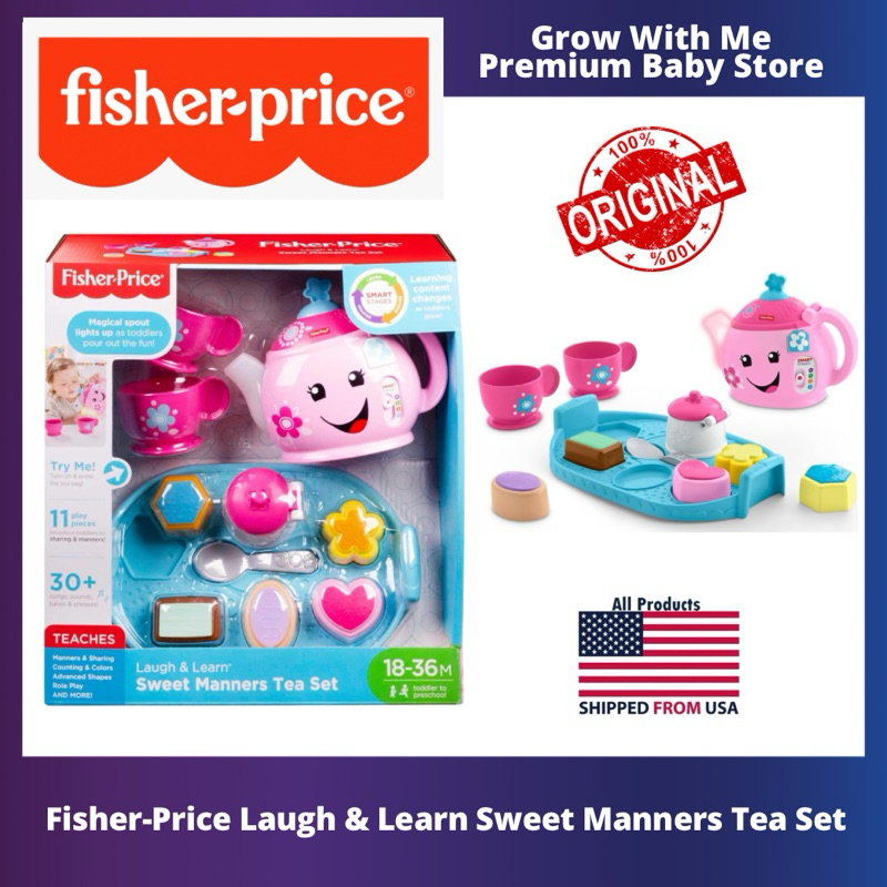 Fisher-Price Laugh & Learn Sweet Manners Tea Set | Shopee Malaysia