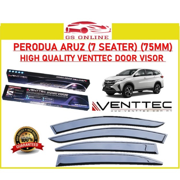 PERODUA ARUZ (7 SEATER) (75MM) 2019 2020 2021 High Quality Venttec Door ...