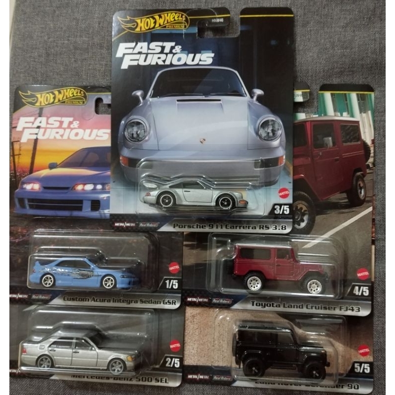 Hot Wheels Premiums Fast & Furious 2024 set of 5 | Shopee Malaysia