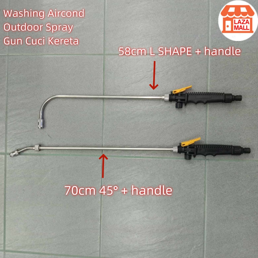 (58cm L SHAPE + handle/70cm 45° + handle)Washing Aircond Outdoor