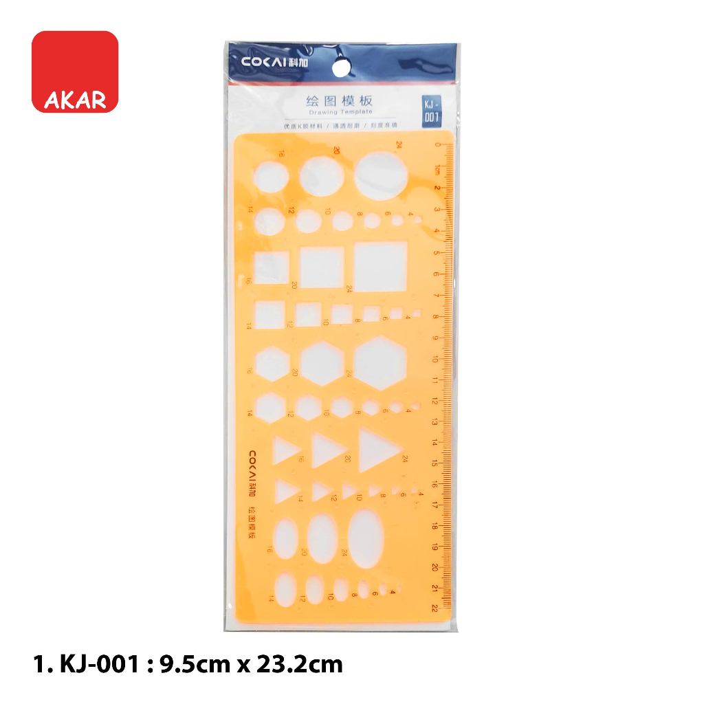 COKAI Circle Template Ruler / Technical Drawing Template Ruler ...