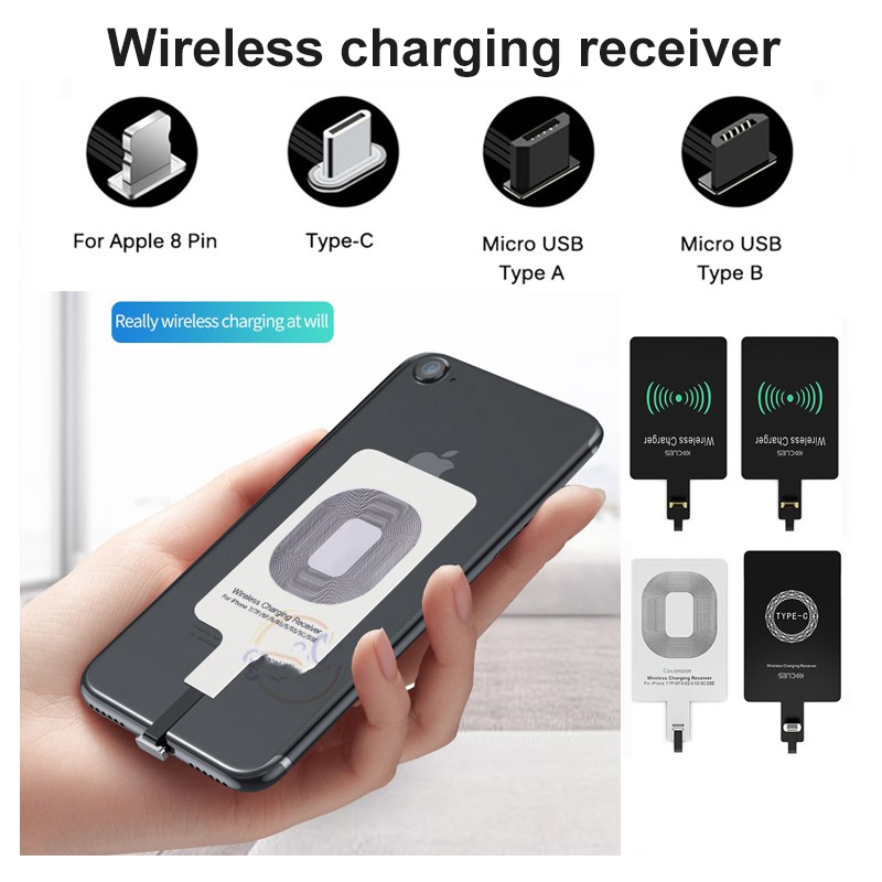 【Local Ready Stock】QI Wireless Charger Receiver Pad Kit For Androidn ...