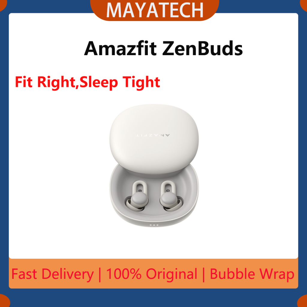 Global Amazfit ZenBuds Wireless Sleep monitoring Long Battery Smart Personal Assistant Shopee Malaysia