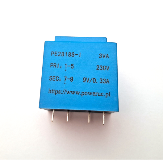 YHDC Dechang PE2818S-I 3VA 4-Pin PCB Power Transformer Primary Input ...