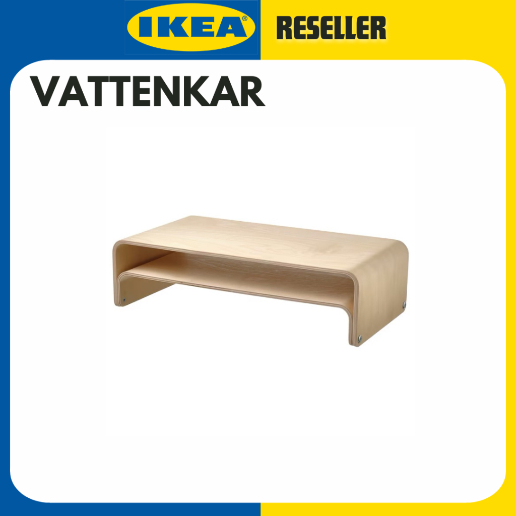 IKEA LAPTOP / MONITOR STAND, BIRCH 52x26 cm VATTENKAR | Shopee Malaysia