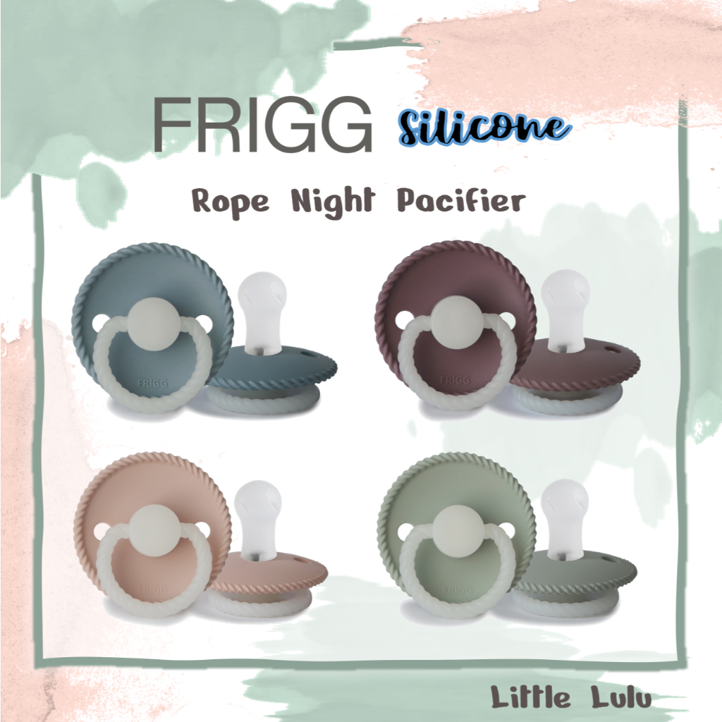FRIGG Rope Night Silicone Pacifier (GlowInTheDark) Shopee Malaysia