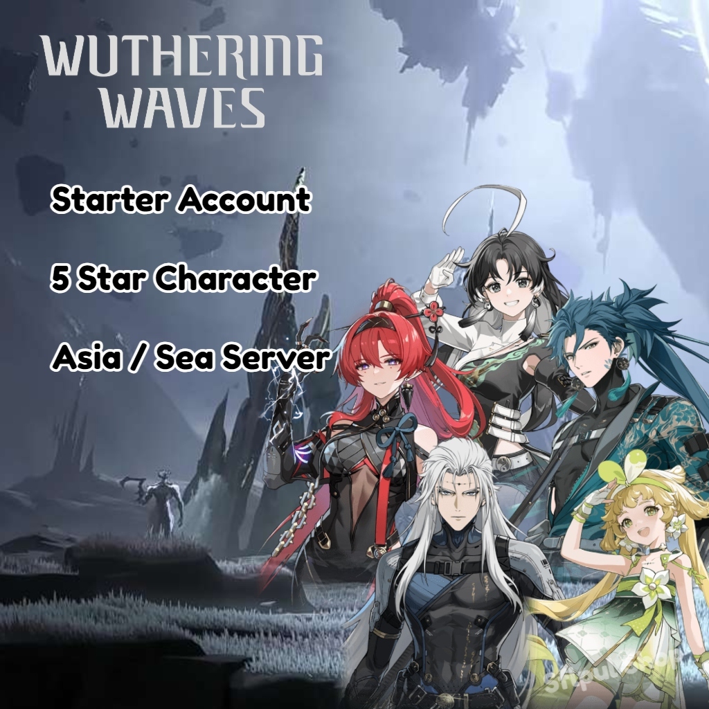 Wuthering Waves : Starter Account 🌟 Asia / Sea Server 🌟 5 Star Character  🌟 Android & PC Games | Shopee Malaysia