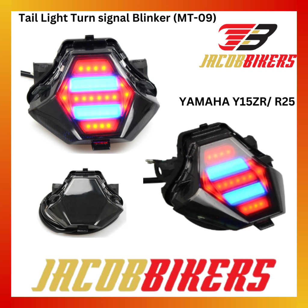 YAMAHA Y15ZR/ R25 LED Tail Light Turn signal Blinker MT09 | Shopee Malaysia