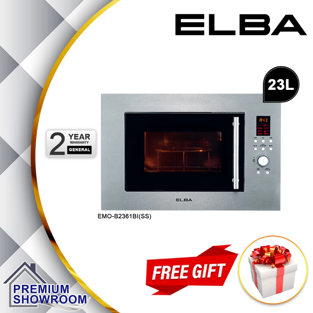 ELBA EMOB2361BI(SS) 23L BUILTIN MICROWAVE+ELECTRIC OVEN / MICROWAVE