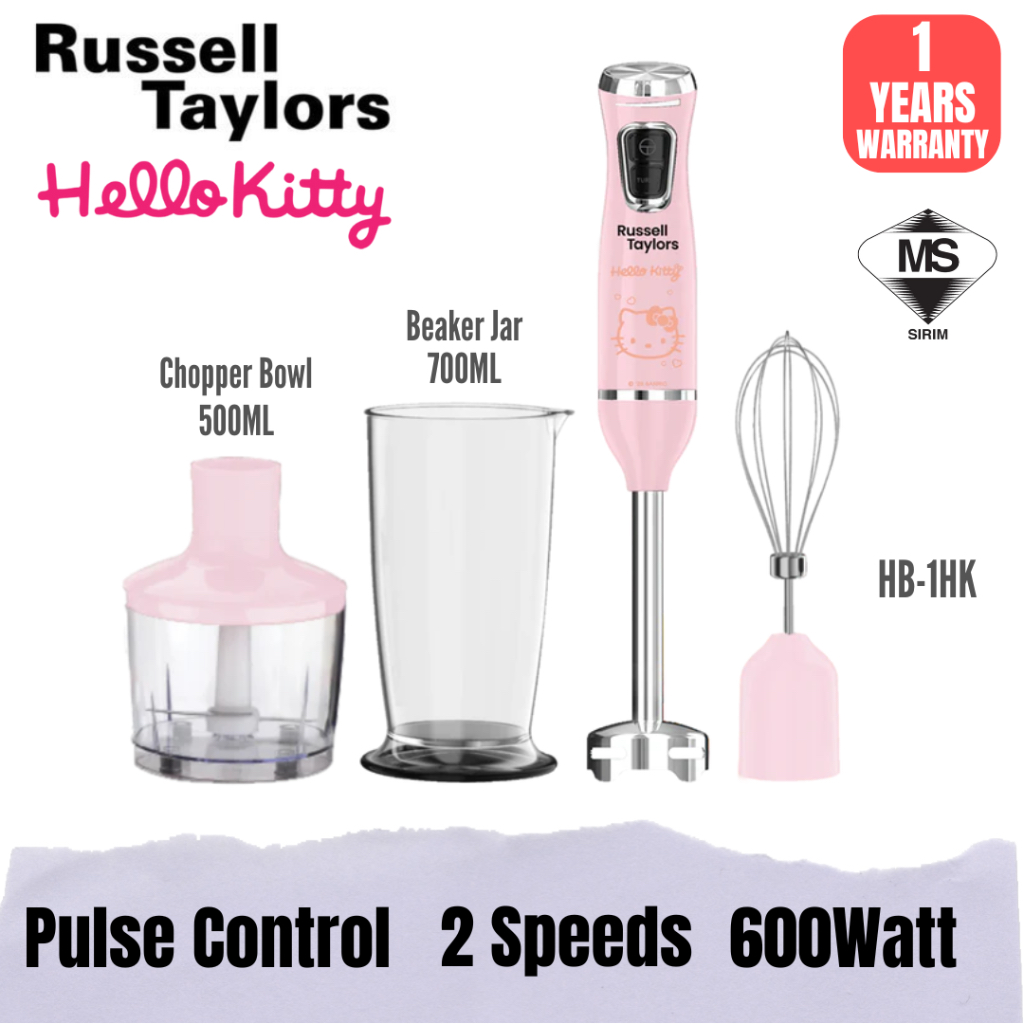 RUSSELL TAYLORS X SANRIO HELLO KITTY HAND BLENDER HB1HK / HB6 | CHOPPER ...