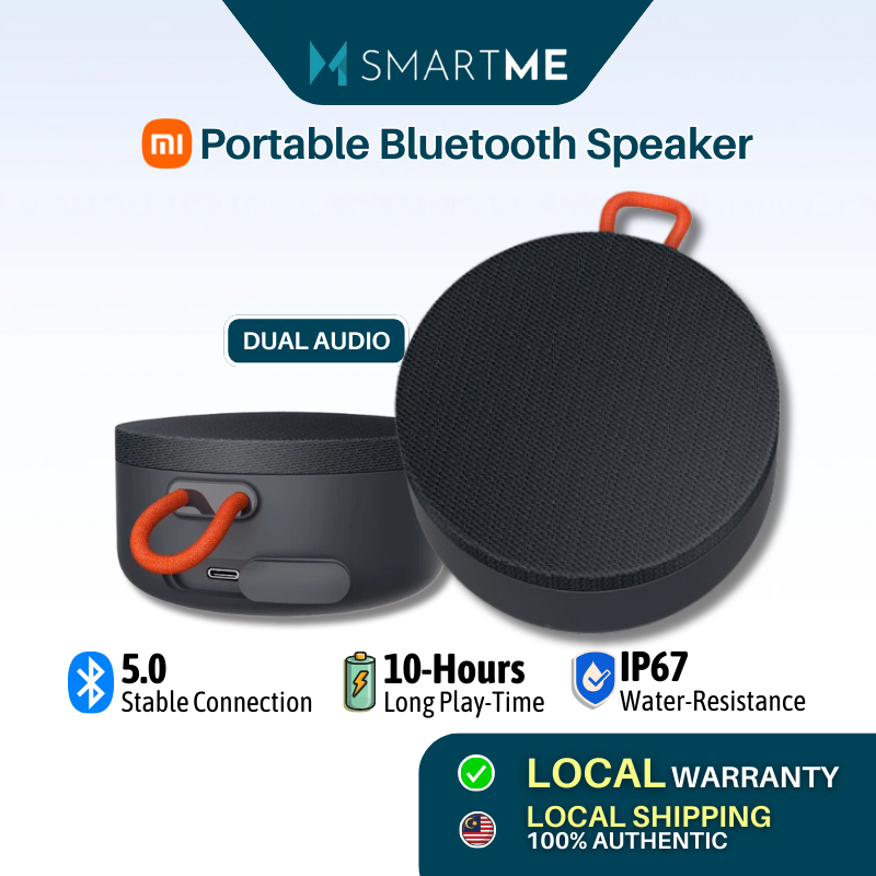 【Global】Xiaomi Mi Portable Bluetooth Speaker Mini Outdoor BT 5.0 10H ...