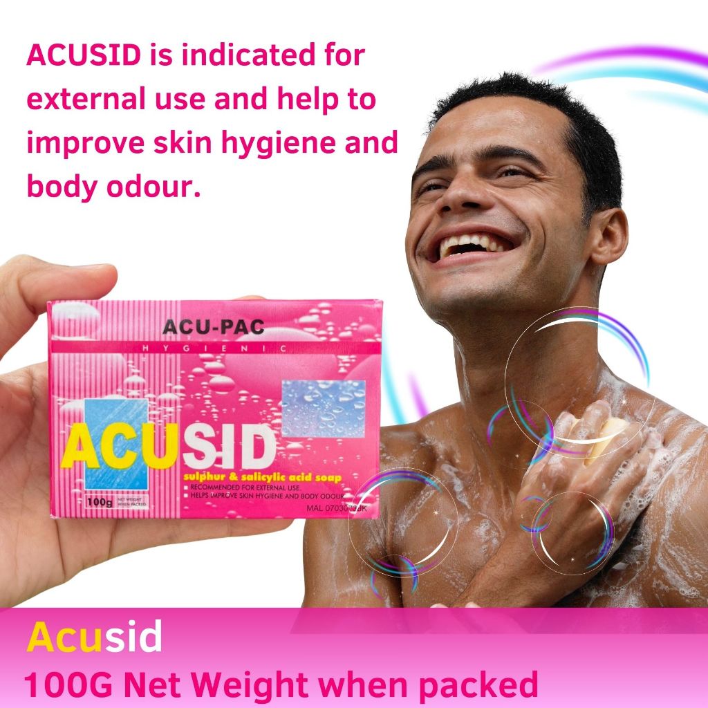 [READY STOCK] Acu Pac - Acusid Sulphur Salicylic Acid Soap 100g ...