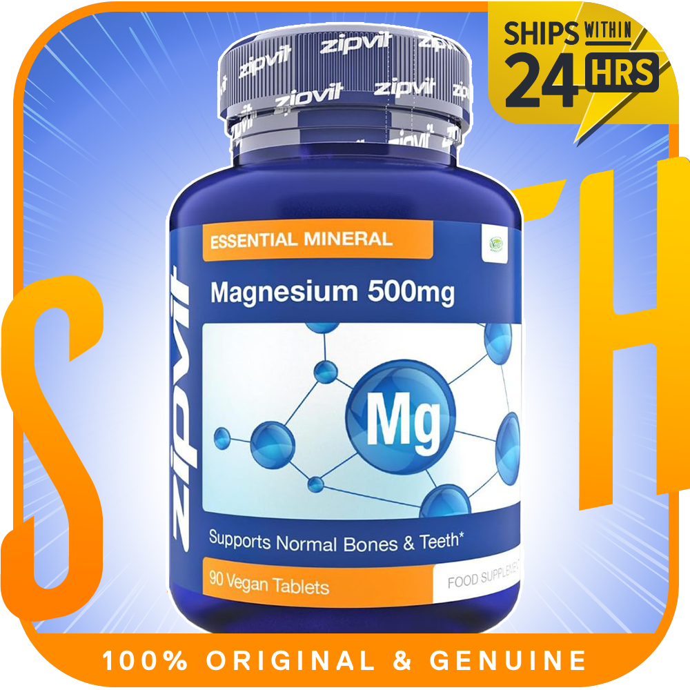 Calcium 400mg Magnesium 200mg Vegan Tablets By ZipVit For Sale