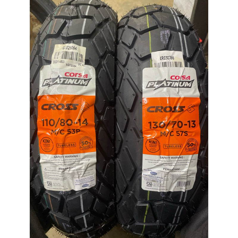 Honda ADV150 / ADV 160 Corsa Combo set 110/80-14 + 130/70-13 (2pcs ...