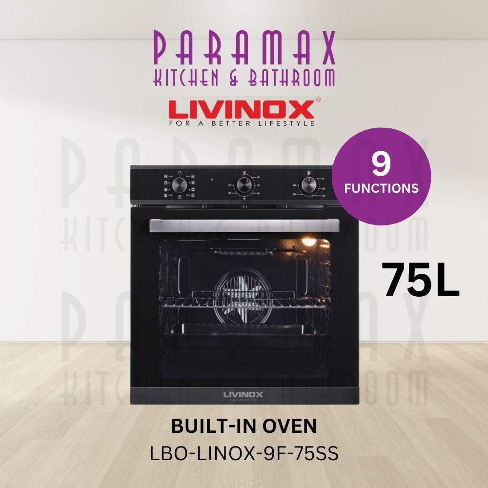 LIVINOX Built-in Oven LBO-LINOX-9F-75-SS | Shopee Malaysia