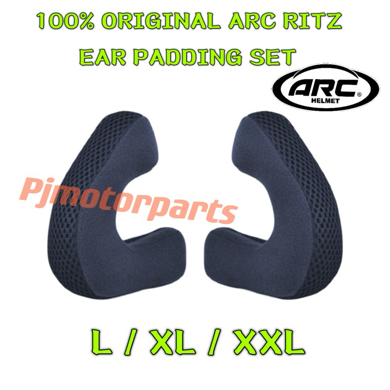 ( 100% ORIGINAL ARC ) HELMET ARC RITZ EAR PADDING SPONGE SIDE INNER PAD ...