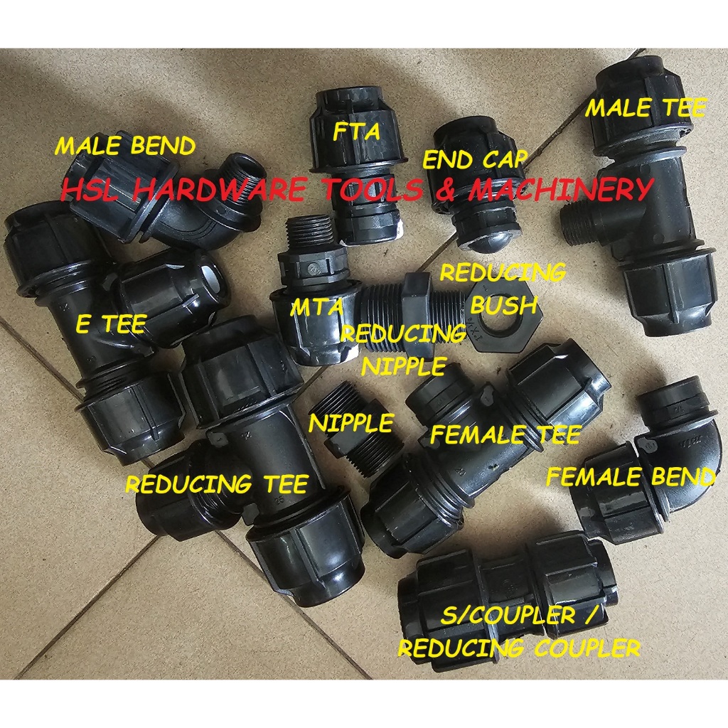 POLY FITTING / HDPE FITTING - 20MM, 25MM, 32MM | Shopee Malaysia