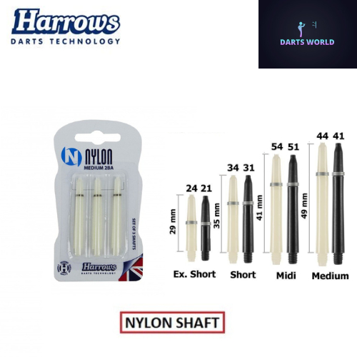 Harrows Shafts Dimplex Short | All for darts