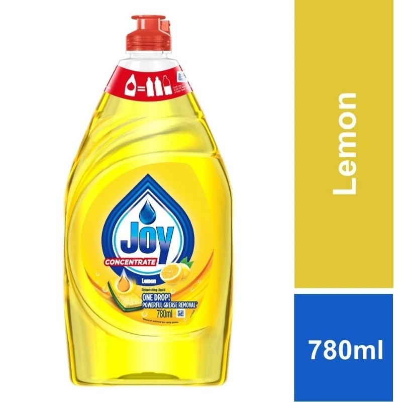 Joy Kitchen Wash Dishwash Liquid Clean Bottle Lemon (780ml) | Shopee ...