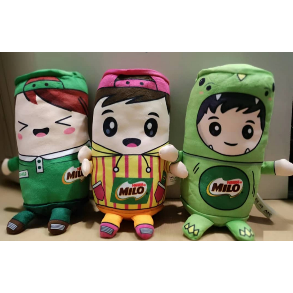 Limited Edition Nestle Milo Pillow Plushie Abang Milo/Street Dancer ...