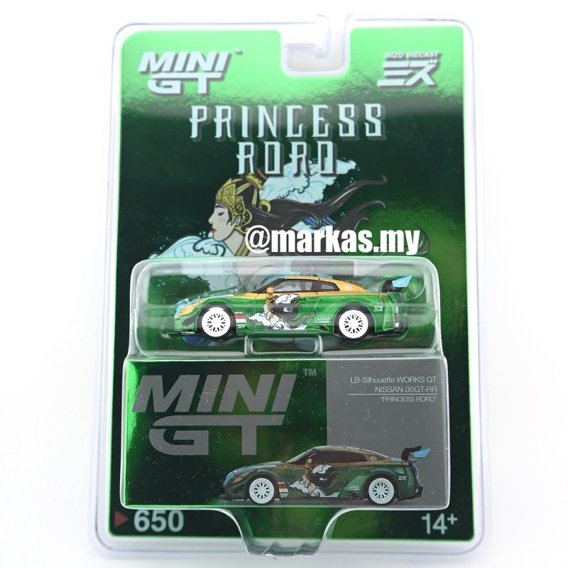 (BLISTER/CHASE) MINI GT X MIZU COLLECTION 1/64 #650 LB-SILHOUETTE WORKS ...