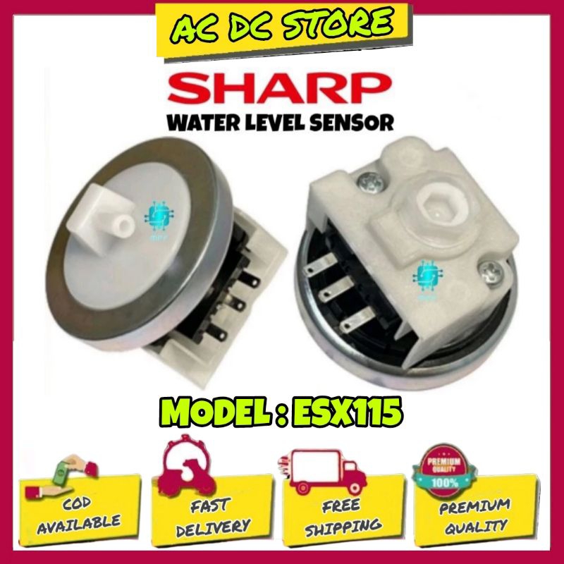ESX115 SHARP WASHING MACHINE WATER LEVEL SENSOR / PRESSURE SWITCH ...