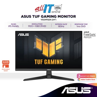 ASUS TUF Gaming VG249Q3A 24" FHD Fast IPS Gaming Monitor | 180hz | FreeSync Premium | ELMB | 1080p
