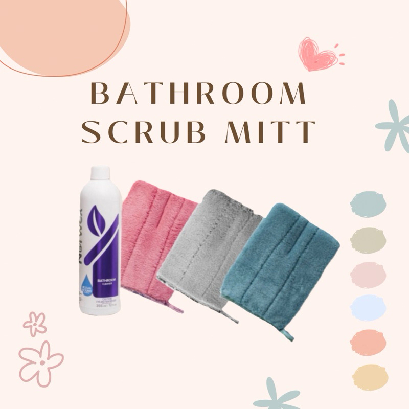 Norwex Bathroom Cleaner Bathroom Scrub Mitt Descaler Shopee Malaysia