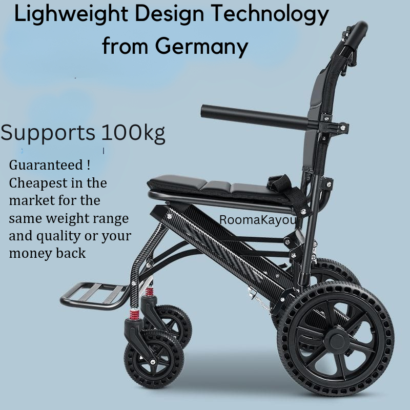 Wheel chair Kerusi Roda Wheelchair AIRLINE Travel Lightweight Lightest