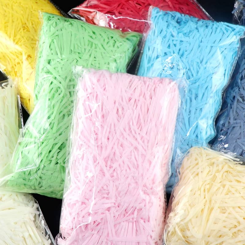 (10g / 20g) Colorful Shredded Paper Gift Box Cebisan Kertas Hiasan ...