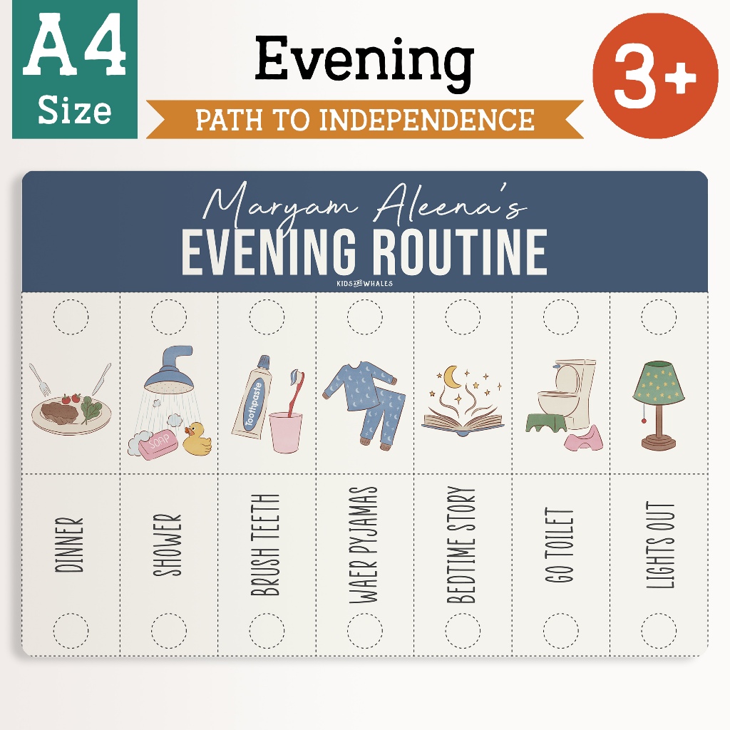 Kids Daily Routine Board Routine Chart Autism Chart Visual Chart PECS ...