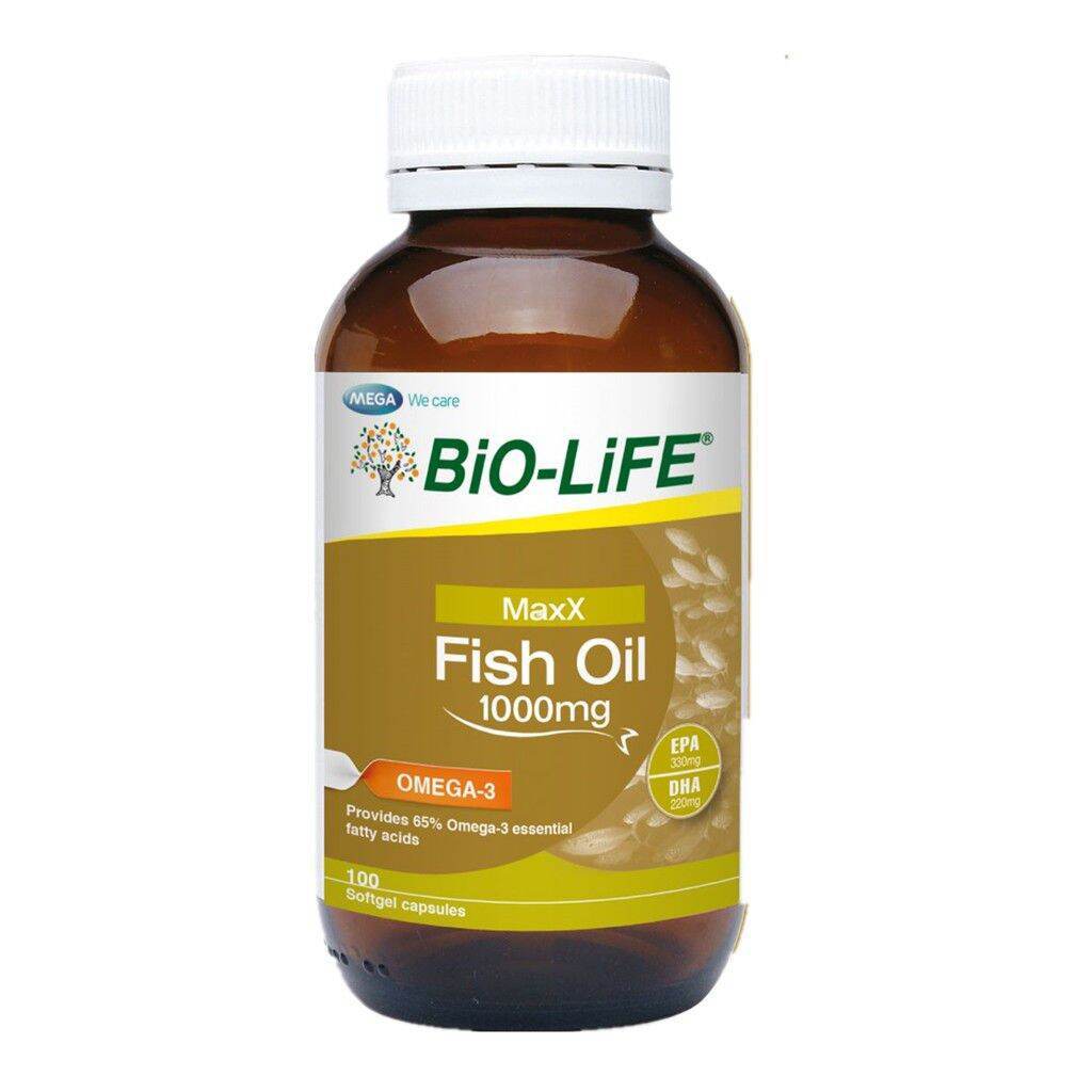 Bio-Life MaxX Fish Oil 1000mg (100 Capsules) - EXP 12/2024 | Shopee ...