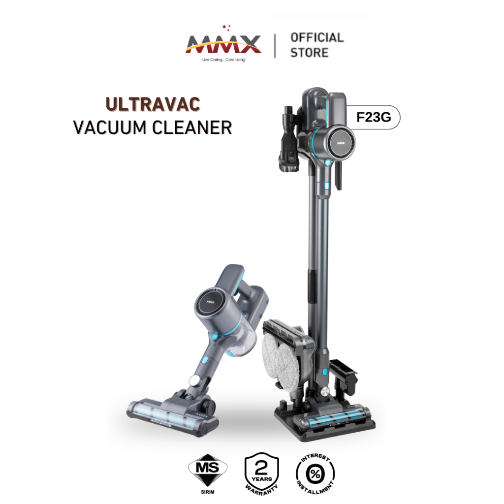 MMX UltraVac F23G Cordless Vacuum Cleaner | 23Kpa Suction Power ...