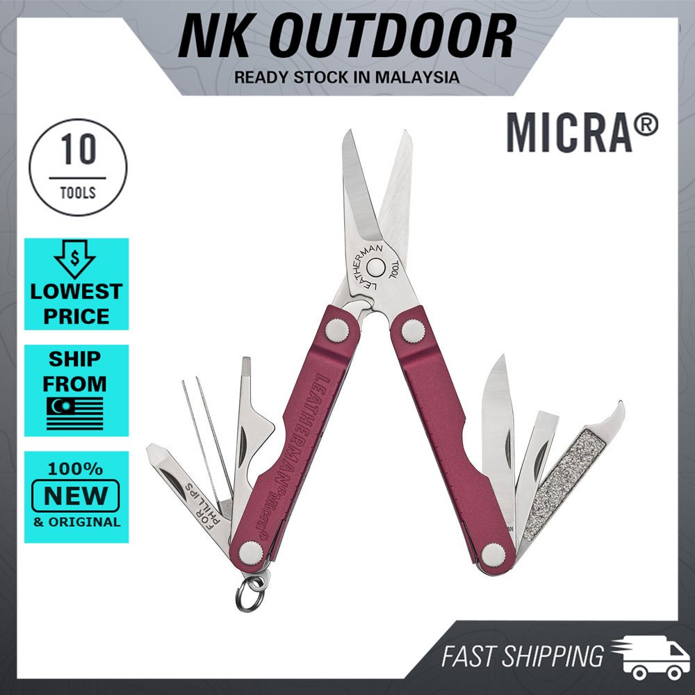 Leatherman Micra Grey, sleutelhanger multitool | Voordelig kopen bij