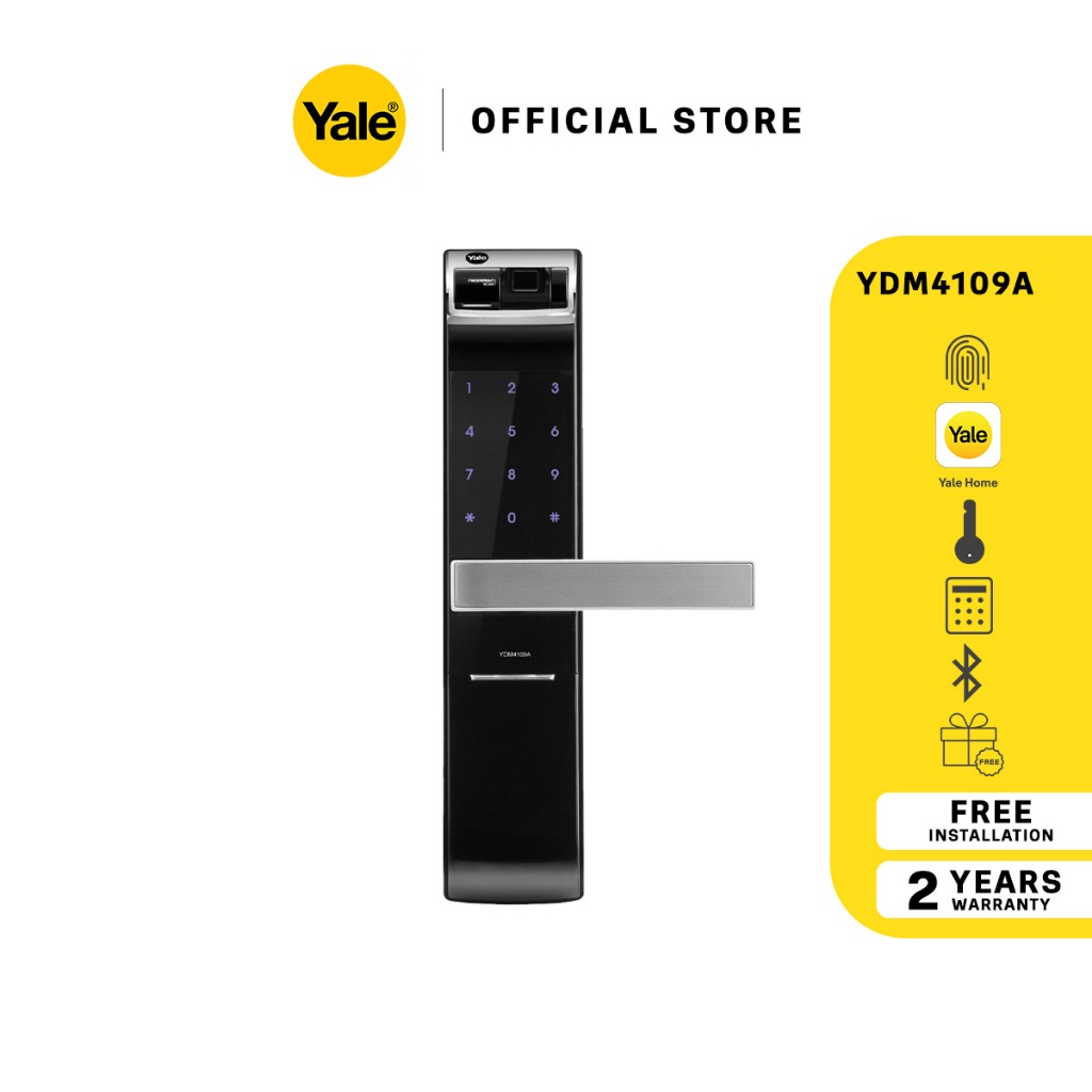 Yale YDM4109A Mortise Smart Door Lock Fingerprint/ PIN Code