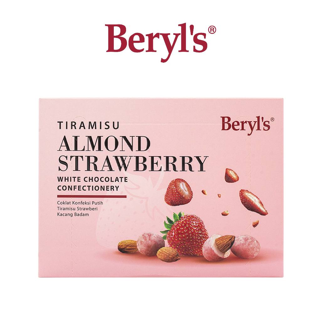 Beryl's Tiramisu Strawberry Almond White Chocolate Confectionery (150g ...