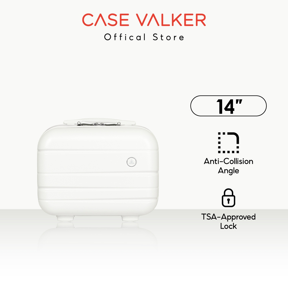 Case Valker Anna 14 inches PC+ABS Cosmetic Case Travel Luggage Bag (14