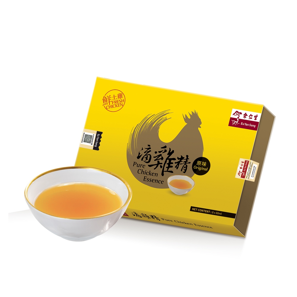 Eu Yan Sang Pure Chicken Essence 余仁生滴雞精(8 Packs x 60ml
