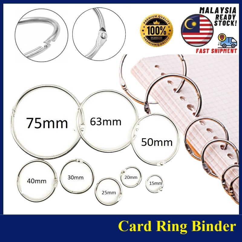 Card Ring Binder / Paper Book Rings / Binder Ring / School Office Book ...