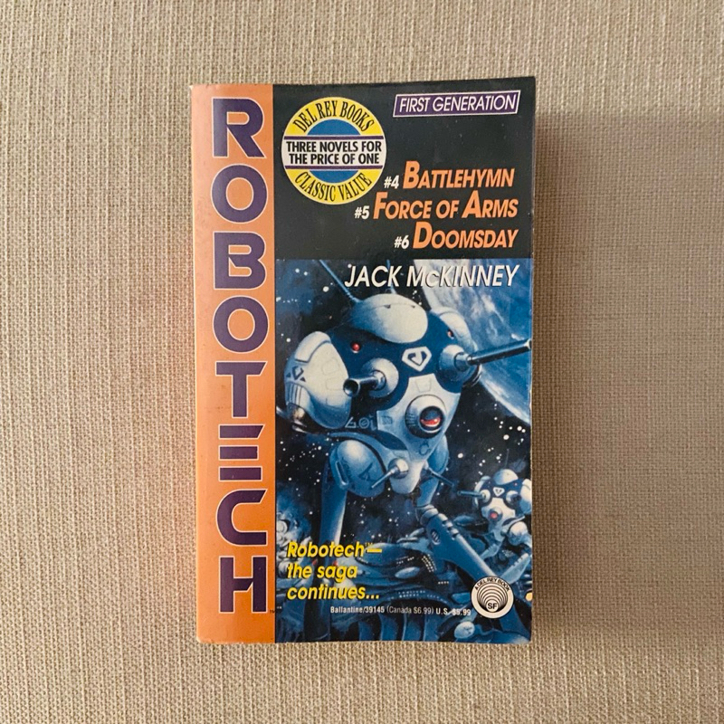 Robotech First Generation Three Novels Battlehymn Force of Arms ...