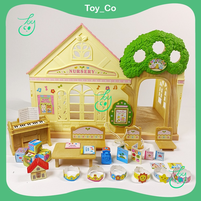 Preloved Sylvanian Families Forest Nursery Forest Kindergarten Shopee Malaysia