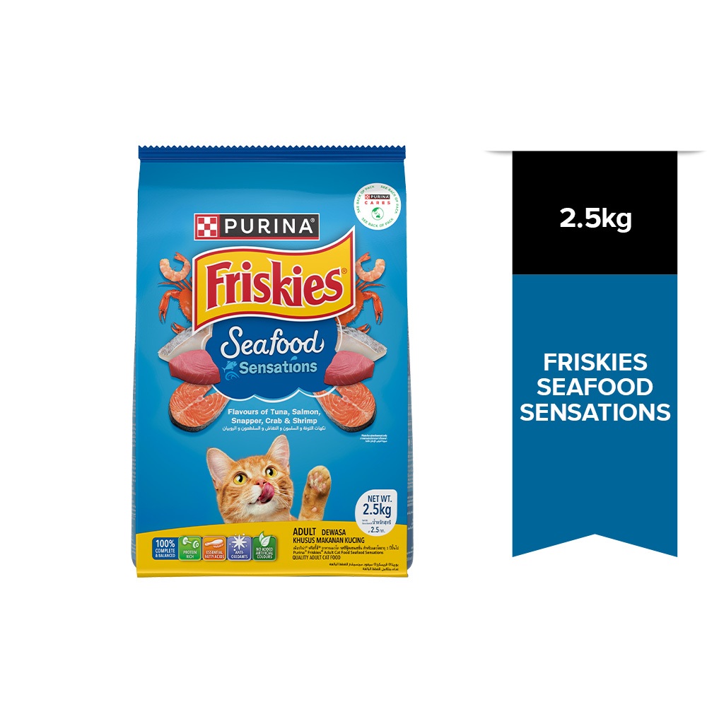 Purina Friskies Seafood Sensation 2.5Kg Dry Cat Food Shopee Malaysia