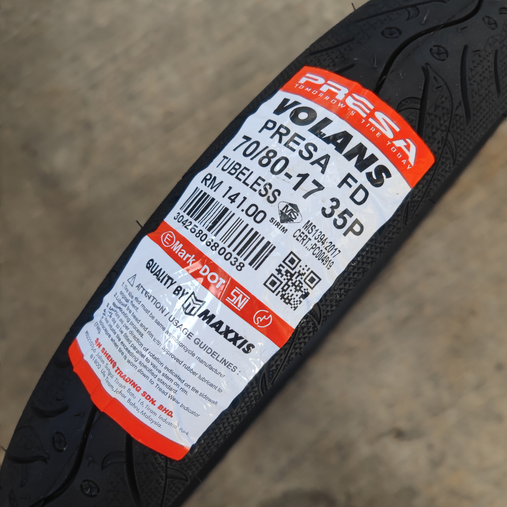 Y15 Y16 SPORT RIM 3 BATANG ORIGINAL FULL CHOP YAMAHA / MAXXIS VOLANS