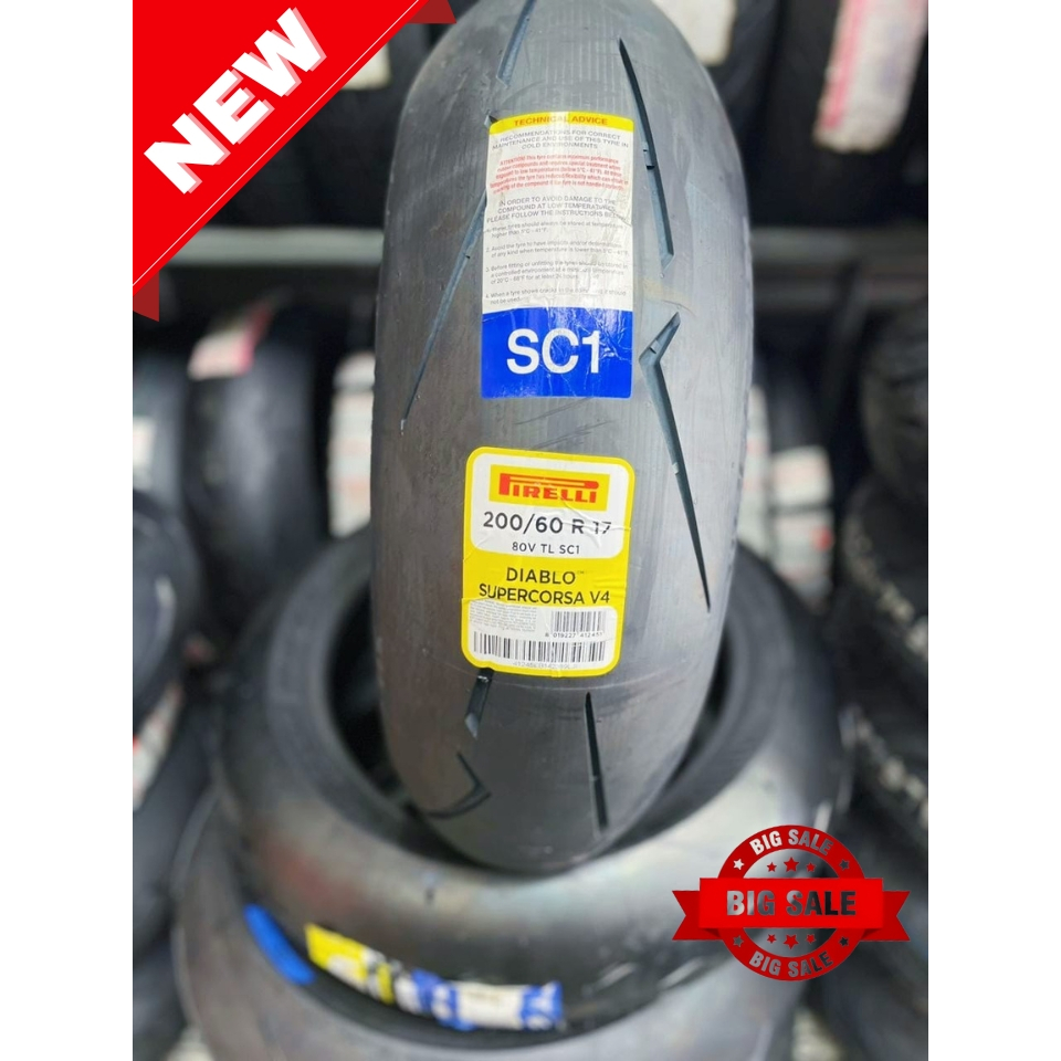 New Version Pirelli Diablo Supercorsa SC1 V4 *Tyre Purchase By Set