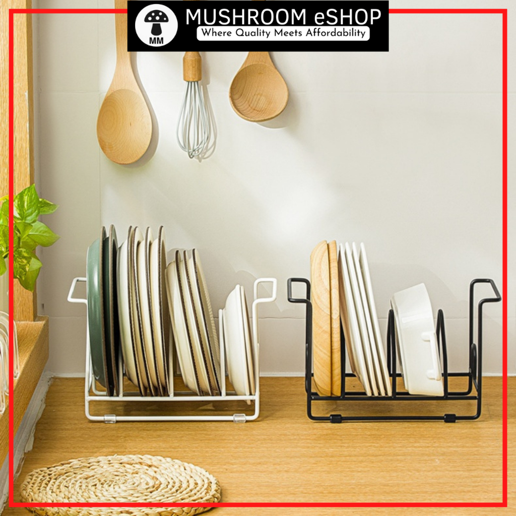 MM Dish Drying Rack Plate Bowl Drain Holder Countertop Pot Pan ...