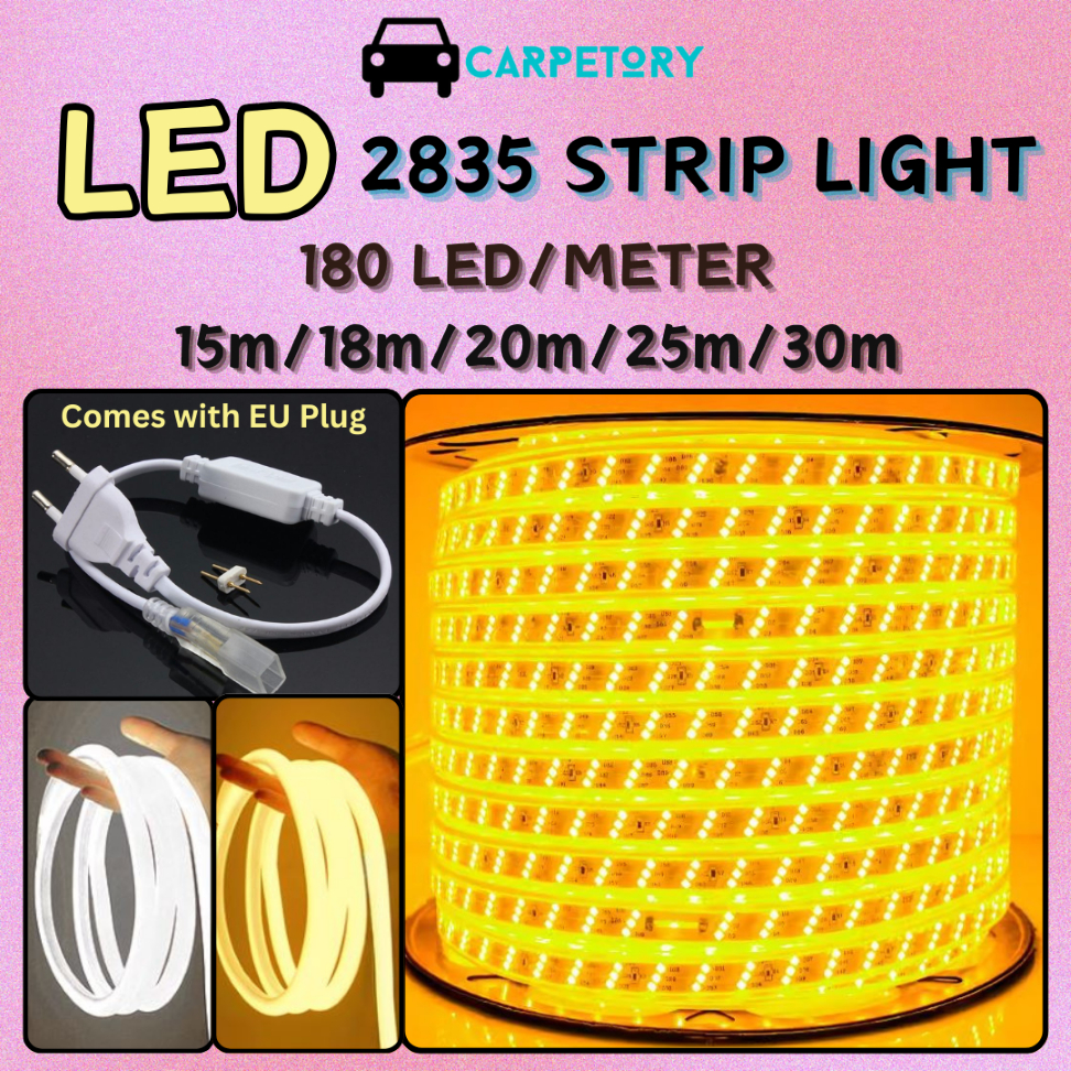 LED 12mm Strip Light 180L Flexible Neon Tube Led 2835 220V 4000K Warm ...