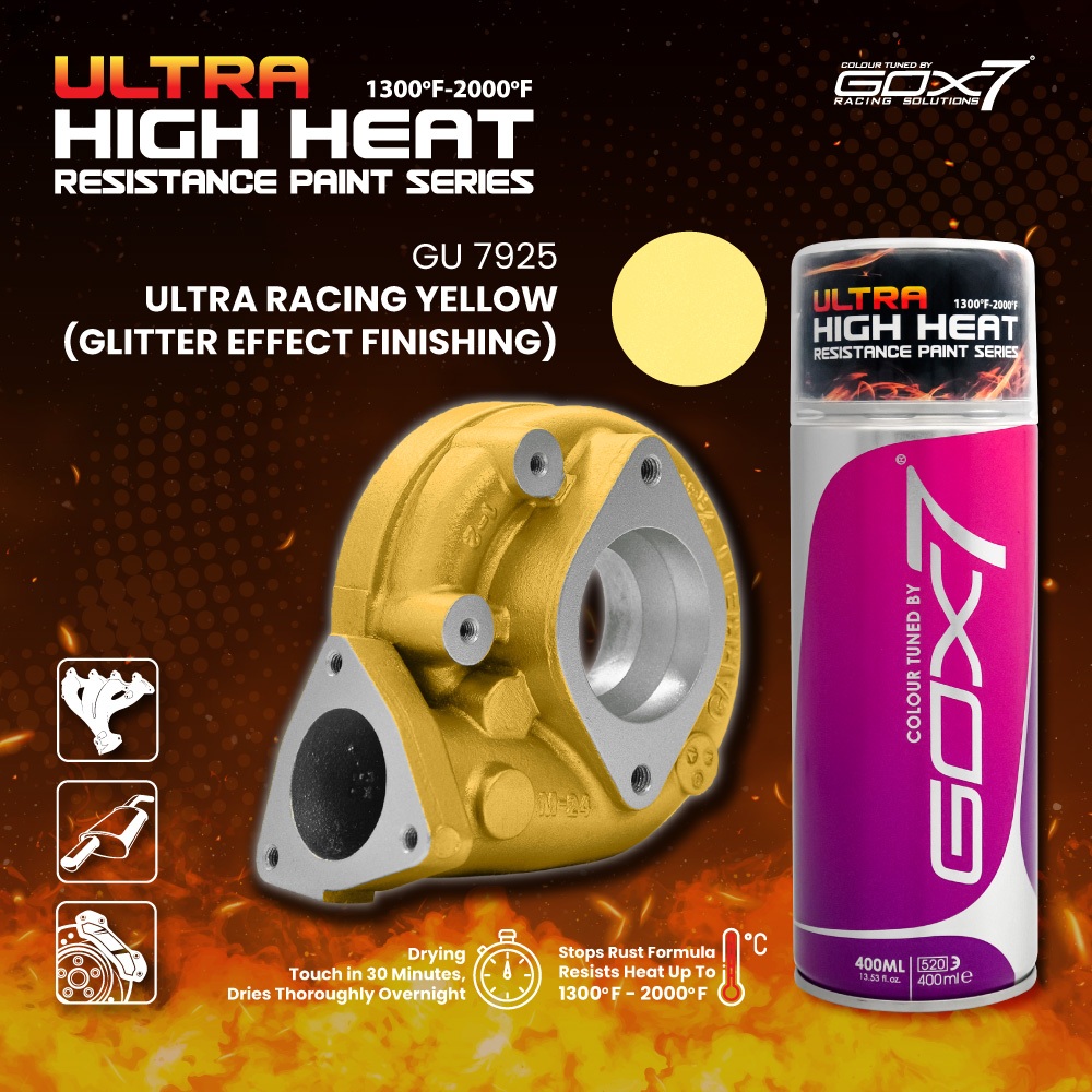 Gox7 Ultra High Heat Resistance Paint Series (1300'F2000'F) Tahan